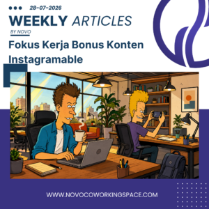 Weekly Articles blue white and orange illustration movie festival instagram post