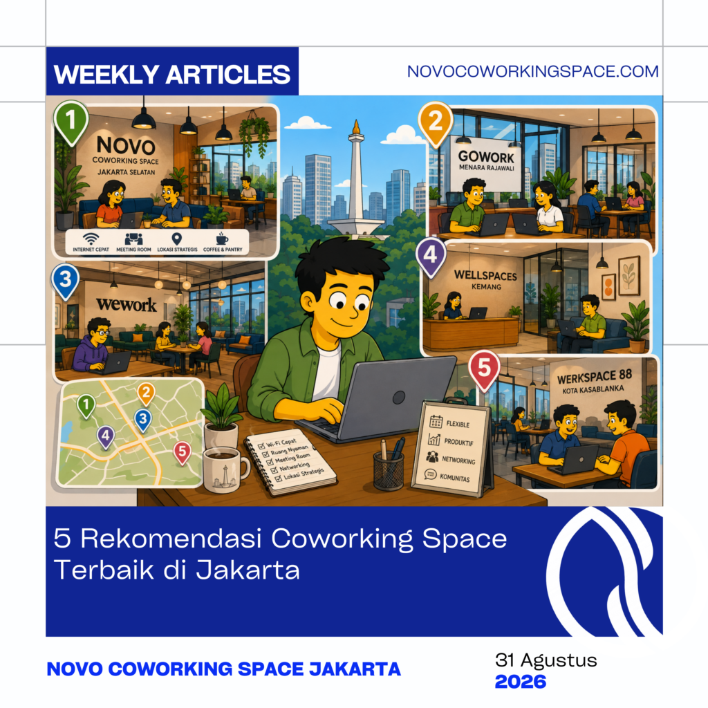 5 Rekomendasi Coworking Space Terbaik di Jakarta cca